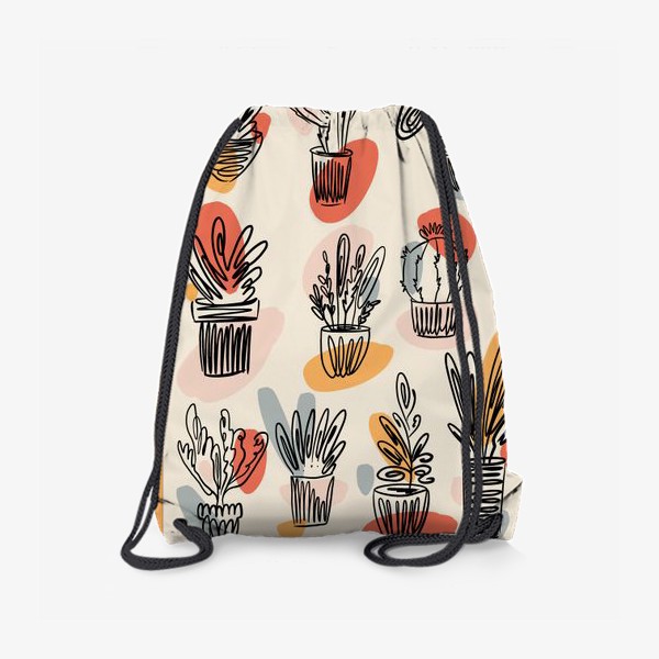 Рюкзак «Растения в горшках»