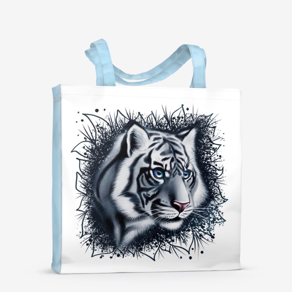 Сумка-шоппер «Белая тигрица»