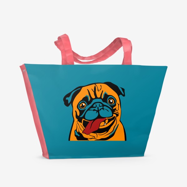 Пляжная сумка «Happy dog»
