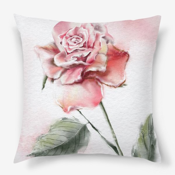 Подушка «Watercolor Rose»