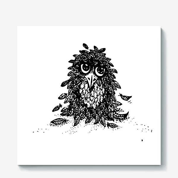 Холст «Сute bird  owl»