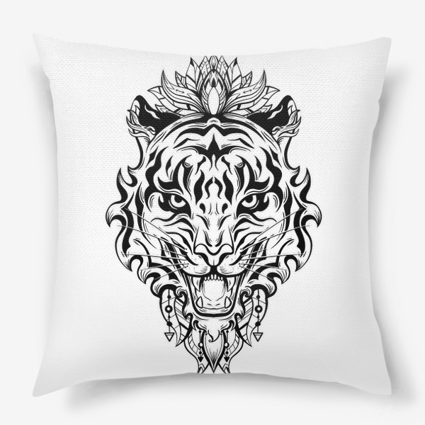 Подушка «Грозный тигр»