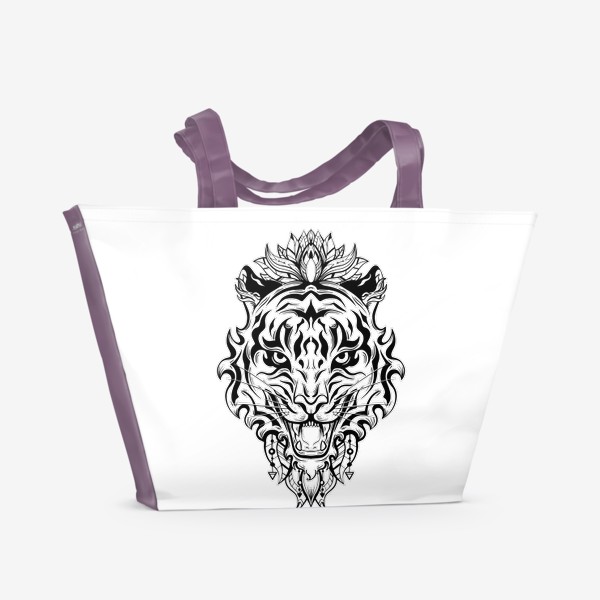 Пляжная сумка «Грозный тигр»