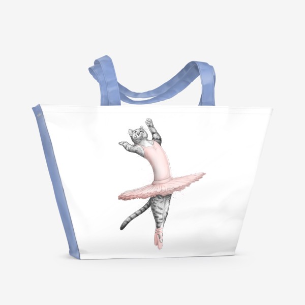 Пляжная сумка «Ballerina Cat»