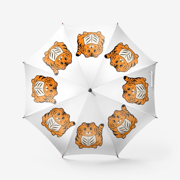 Зонт «Пушистый тигренок»