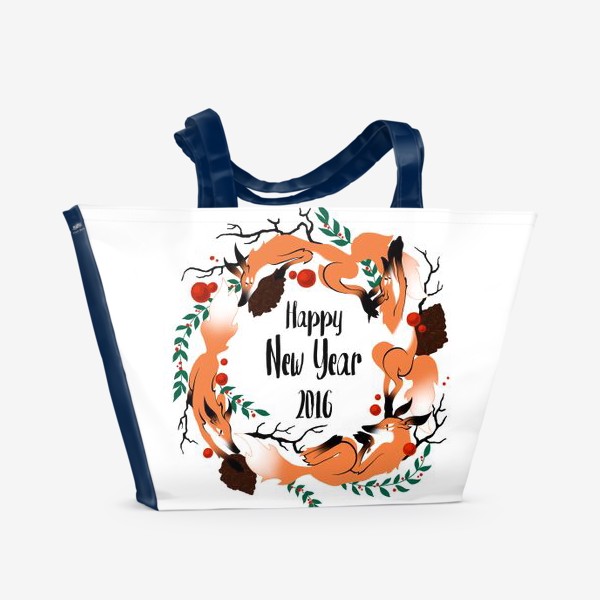 Пляжная сумка «Happy New Year »