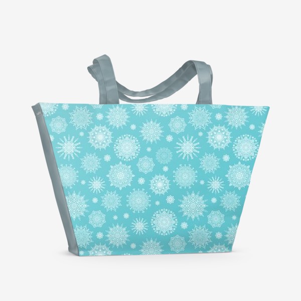Пляжная сумка «Winter Pattern»