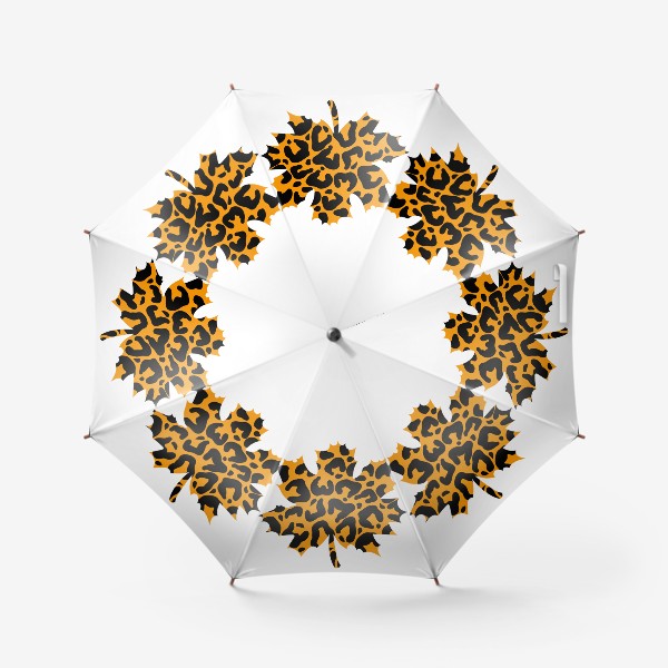 Зонт «Осень. Леопардовый принт»