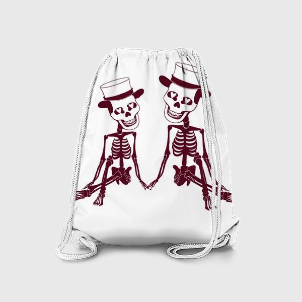 Рюкзак «Любовь. Скелетики»