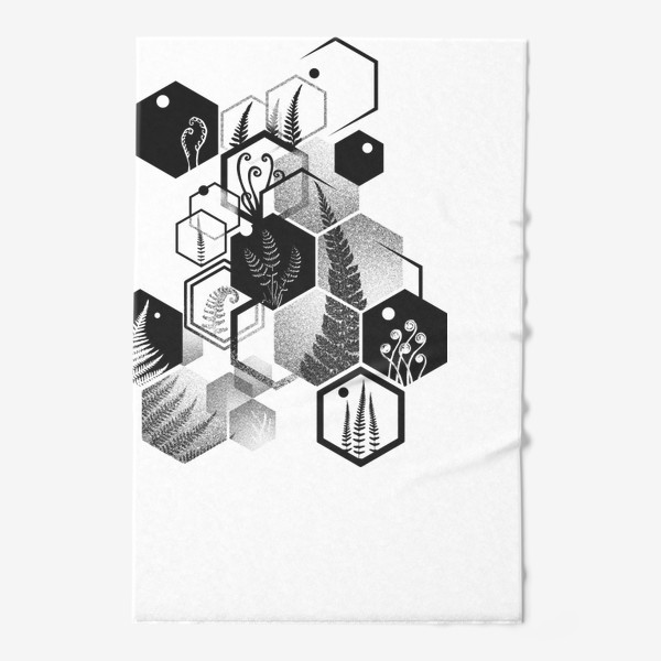 Полотенце «Hexagon Ferns»