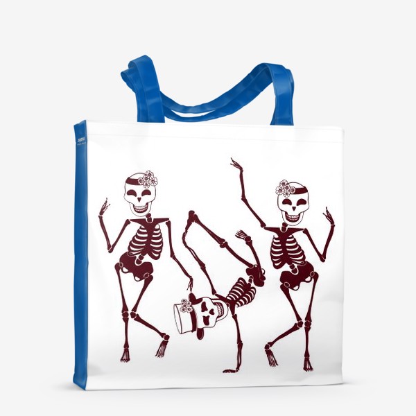Сумка-шоппер «Танцующие скелетики»