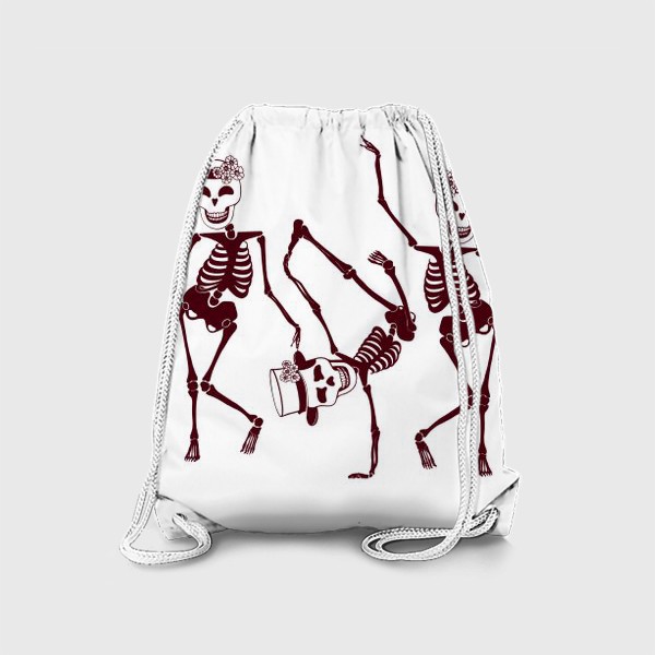 Рюкзак «Танцующие скелетики»