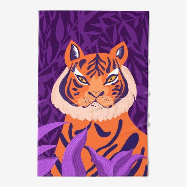 Полотенце «Тигр в зарослях. Tiger»