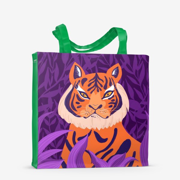 Сумка-шоппер «Тигр в зарослях. Tiger»