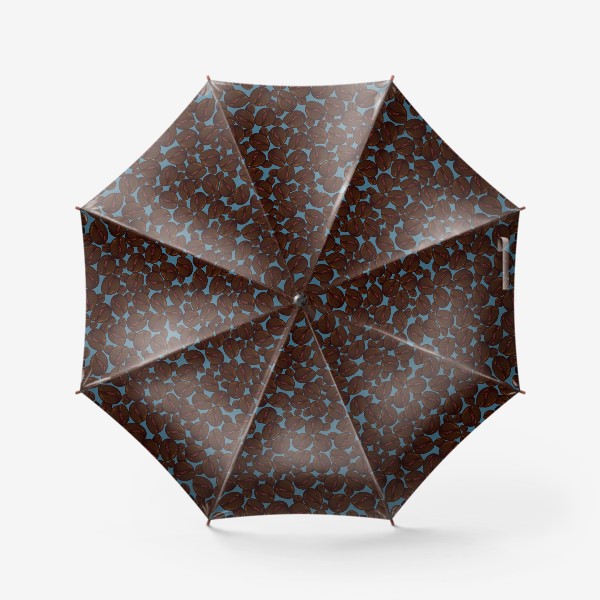 Зонт «кофейный паттерн»