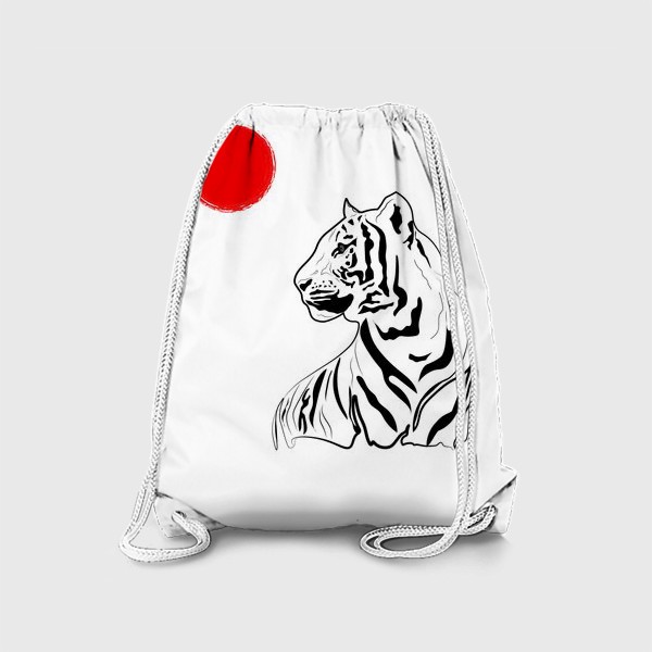 Рюкзак «Тигр черно-белый»