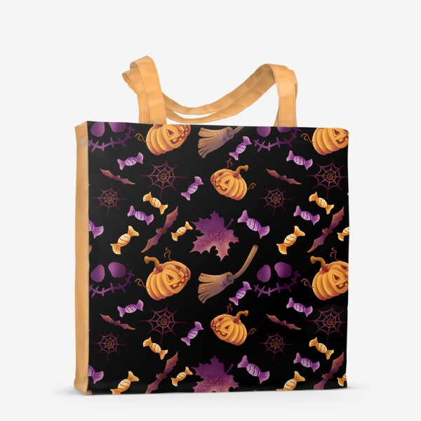 Сумка-шоппер «Хэллоуинские тыквы»