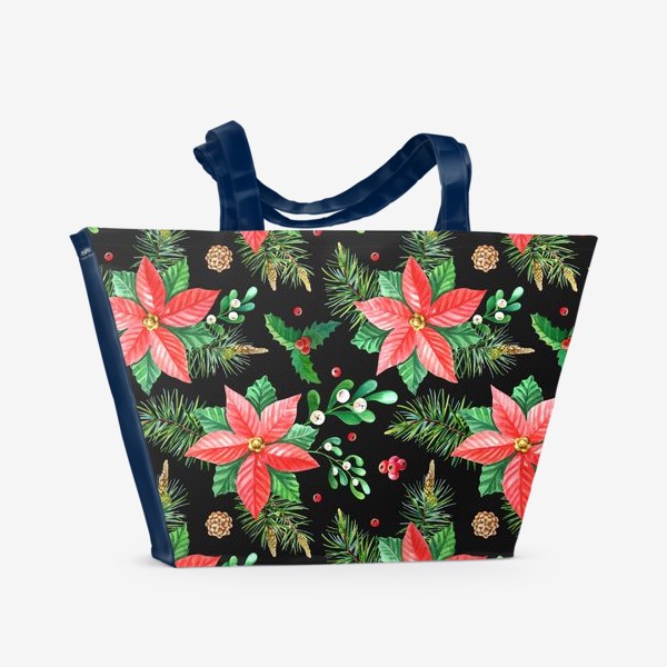 Пляжная сумка «Рождественская зведа»