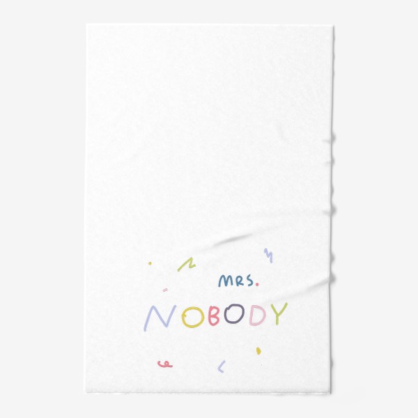 Полотенце «mrs. Nobody / миссис Никто»