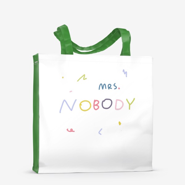 Сумка-шоппер «mrs. Nobody / миссис Никто»