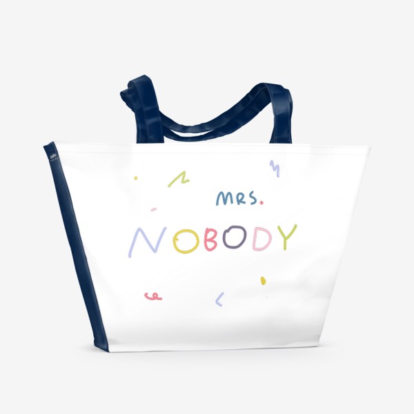 Пляжная сумка «mrs. Nobody / миссис Никто»