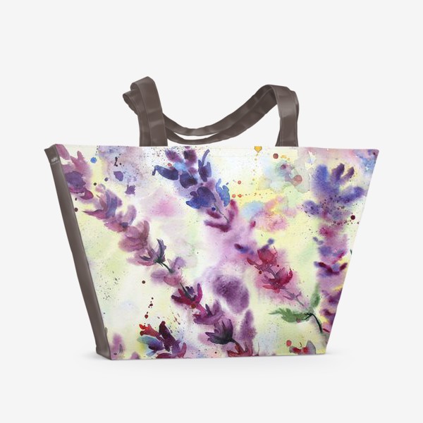 Пляжная сумка «Цветы иссопа»