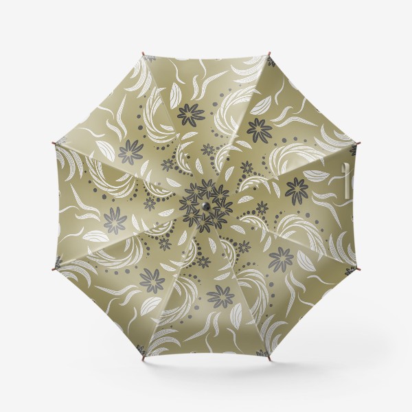 Зонт «Folk flowers pattern Floral surface design Seamless pattern»