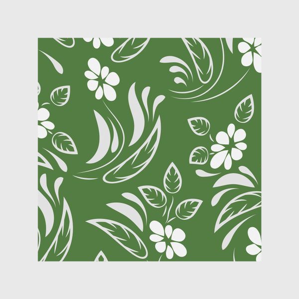 Шторы «Folk flowers pattern Floral surface design Seamless pattern»