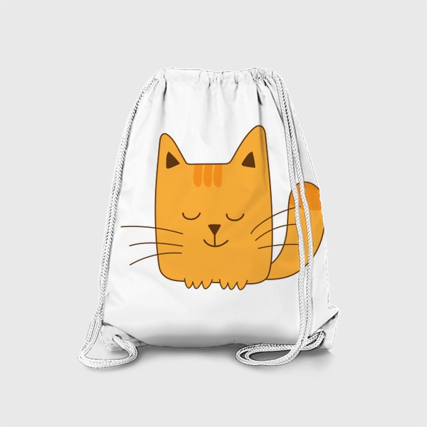 Рюкзак «Милый рыжий котик - простой мультяшный рисунок», купить в  интернет-магазине в Москве, автор: Natali Brill, цена: 1500 рублей,  0881.129760.1321696.4823871