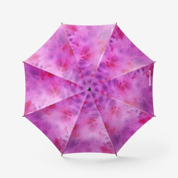 Зонт «Абстракция, акварель, пурпур.»