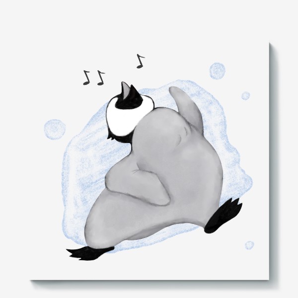 Холст «Танцующий пингвин »