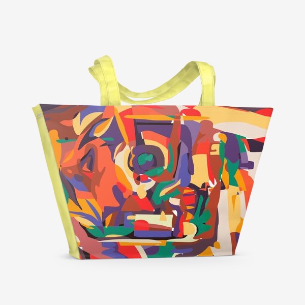 Пляжная сумка «дизайн абстракция»