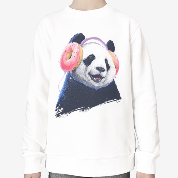 Свитшот «Panda in headphones»