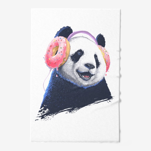 Полотенце «Panda in headphones»