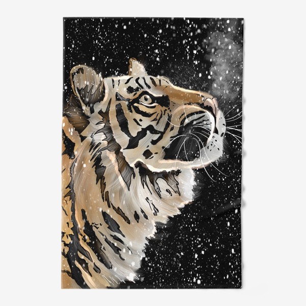 Полотенце «Тигр и снег»