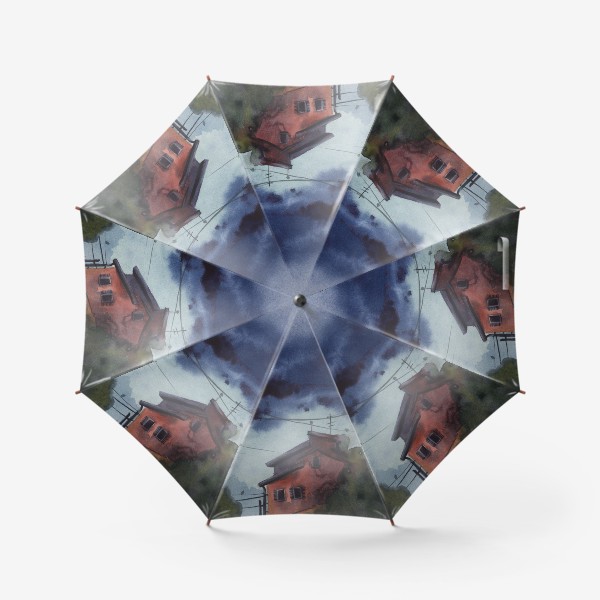 Зонт «Красный дом»