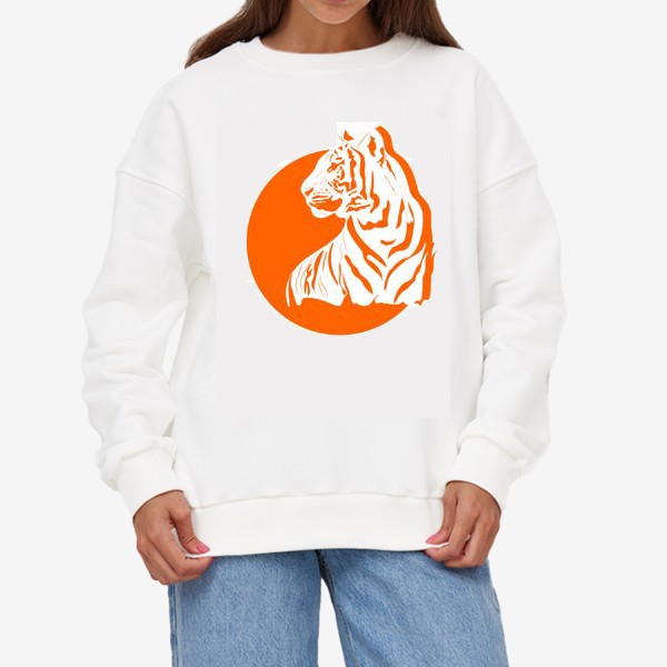 Свитшот «Оранжевый тигр»
