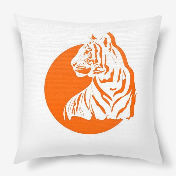 Подушка «Оранжевый тигр»