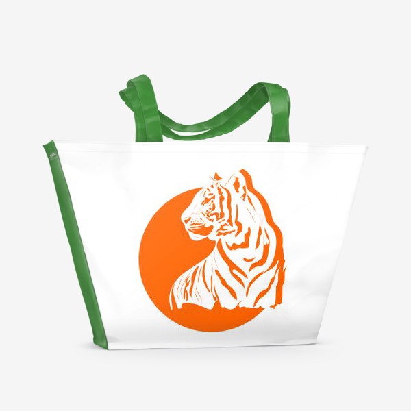 Пляжная сумка &laquo;Оранжевый тигр&raquo;