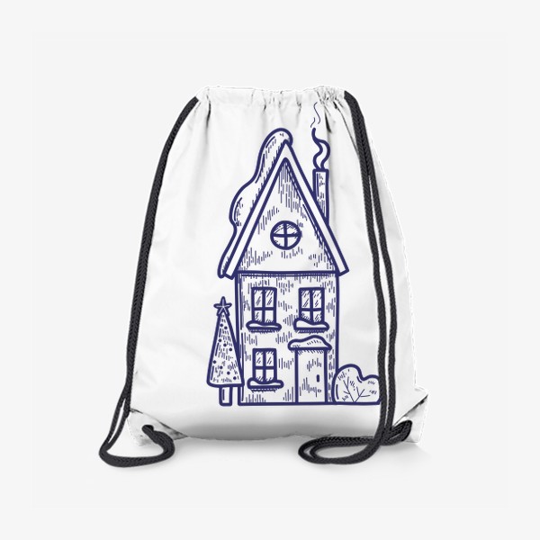 Рюкзак «Зимний домик»