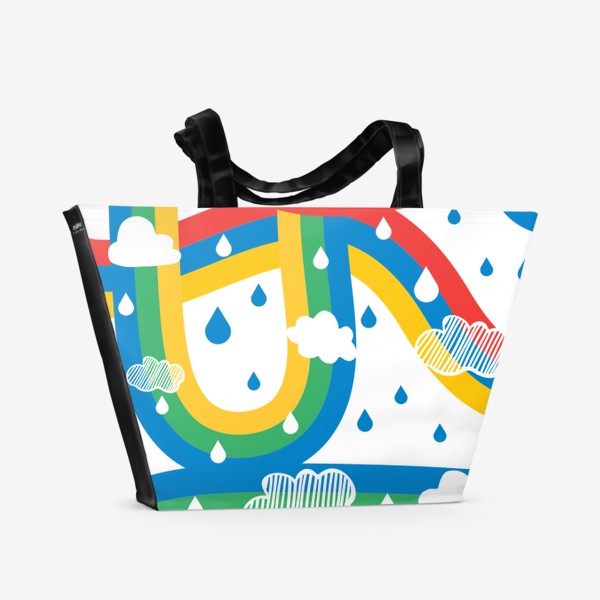 Пляжная сумка «Happy rain»