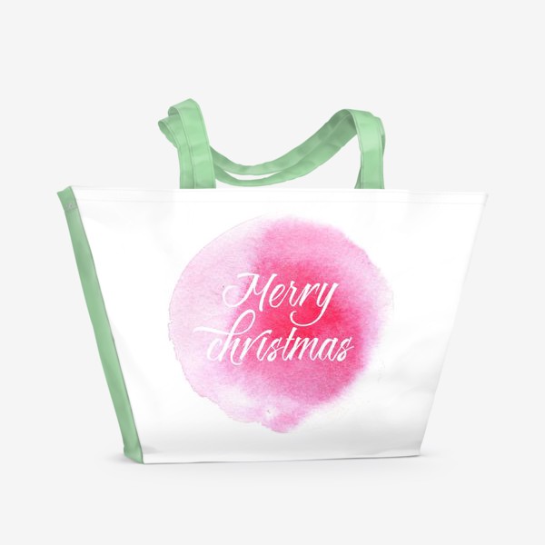 Пляжная сумка «Merry christmas. Рождество и Новый год.»
