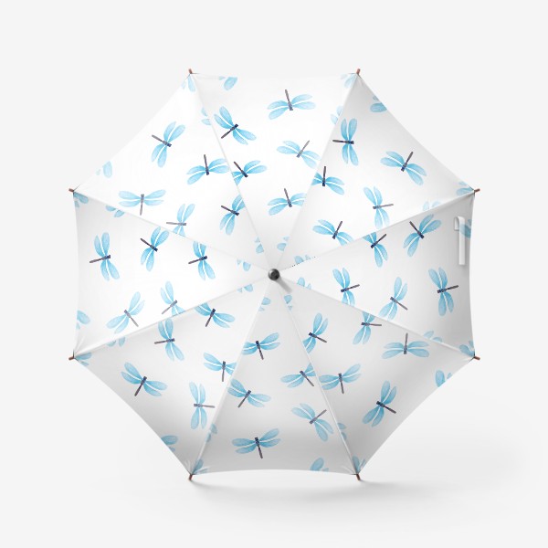 Зонт «Бесшовный паттерн. Стрекозы»