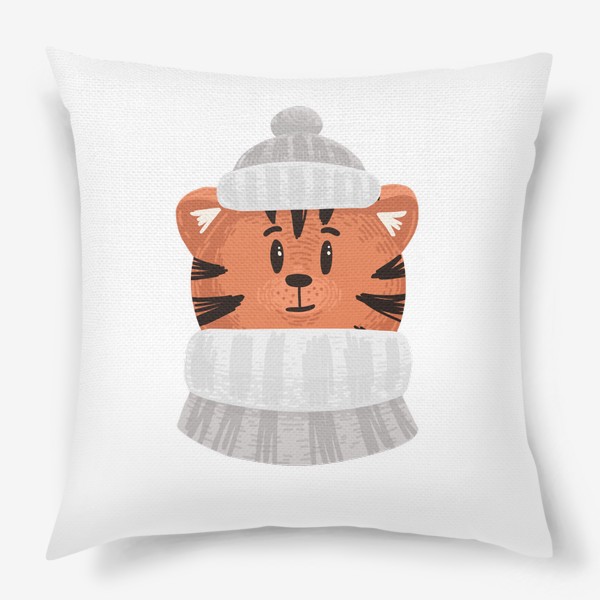 Подушка «Тигр в шапке»