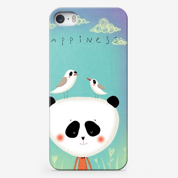Чехол iPhone «Панда  Happiness»