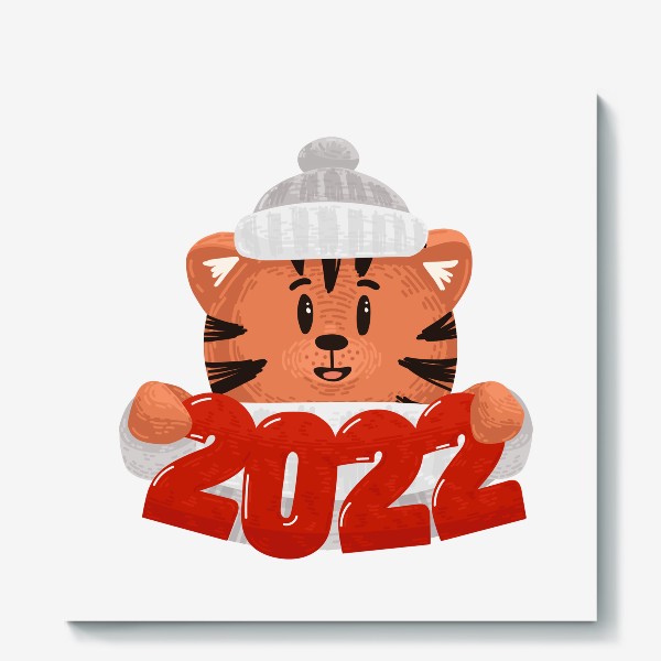 Холст &laquo;Tiger 2022&raquo;