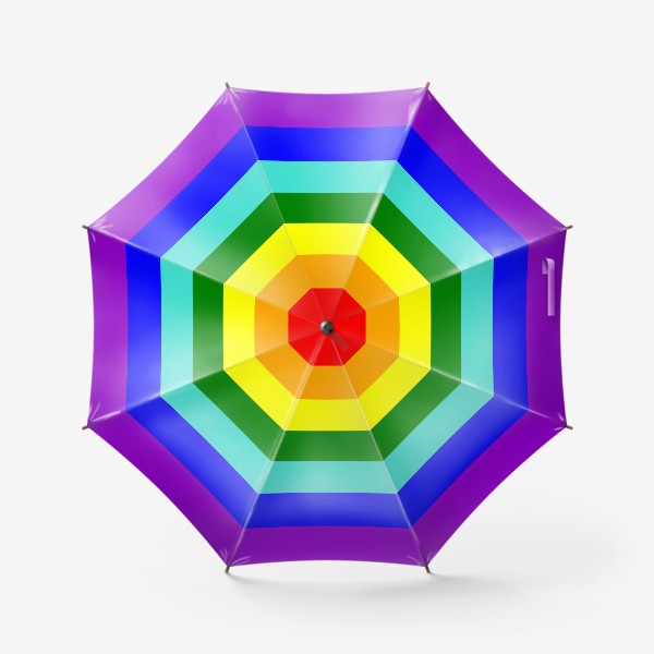 Зонт «Радуга, семь цветов, флаг»