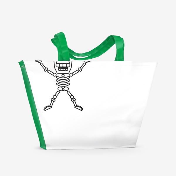 Пляжная сумка «Скелетик»