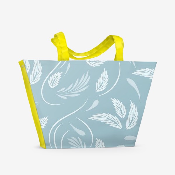 Пляжная сумка «Folk flowers pattern Floral surface design Seamless pattern»