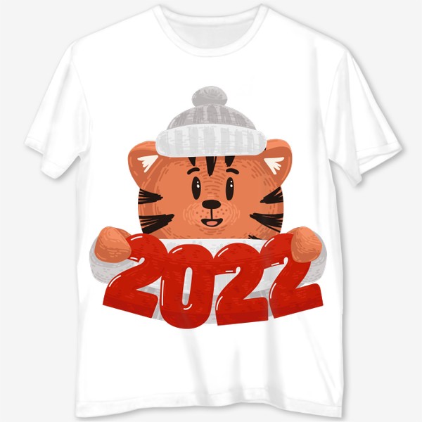 Футболка с полной запечаткой «Tiger 2022»